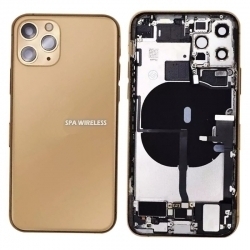 iPhone 11 Pro Back Cover With FULL HOUSING PARTS (Gold)