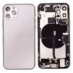 iPhone 11 Pro Back Cover With FULL HOUSING PARTS (White)