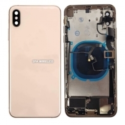 iPhone XS MAX Back Cover With FULL HOUSING PARTS (GOLD)