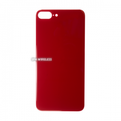 iPhone 8 Plus Back Glass Cover With 3M Adhesive (Red)