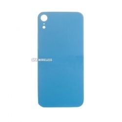 iPhone XR Glass Back Cover With 3M Adhesive (Blue)