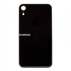 iPhone XR Glass Back Cover With 3M Adhesive (Black)