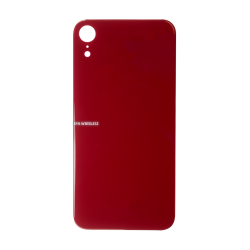 iPhone XR Glass Back Cover With 3M Adhesive (Red)