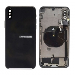 iPhone XS Back Cover With FULL HOUSING PARTS (Black)
