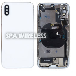 iPhone X Back Cover With FULL HOUSING PARTS (White)