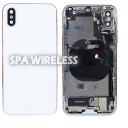 iPhone X Back Cover With FULL HOUSING PARTS (White)