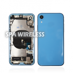 iPhone XR Back Cover With FULL HOUSING PARTS (Blue)