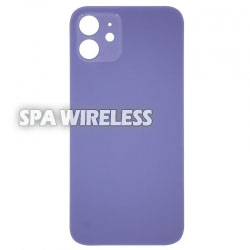 iPhone 12 Back Glass With 3M Adhesive (Purple)