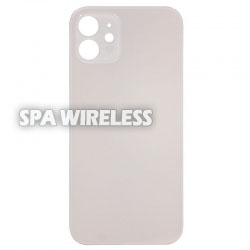 iPhone 12 Back Glass With 3M Adhesive (White)