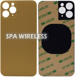 iPhone 11 Pro Back Glass With 3M Adhesive (Gold)