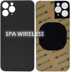iPhone 11 Pro Back Glass With 3M Adhesive (Space Grey) 