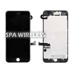 iPhone 7P LCD & Digitizer With Back Plate (Black) Vivid