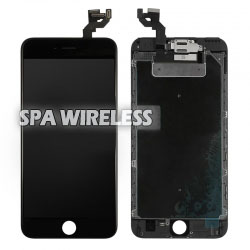 iPhone 6SP Premium LCD & Digitizer With Back Plate (Black) Vivid