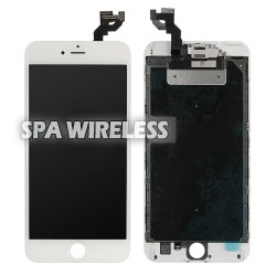 iPhone 6SP Premium  LCD & Digitizer With Back Plate (White) Vivid