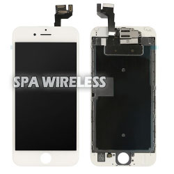 iPhone 6S Premium  LCD & Digitizer With Back Plate (White) Vivid