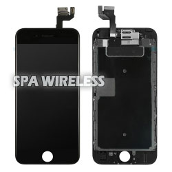 iPhone 6S Premium LCD & Digitizer With Back Plate (Black) Vivid