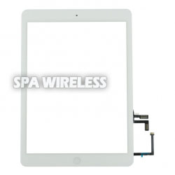 iPad Air/5Gen Glass & Digitizer With Home Button Replacement (White)