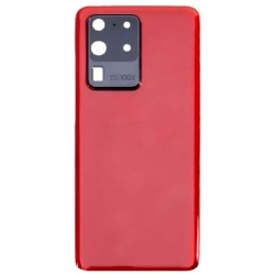 Samsung S20 Ultra 5G Back Glass With Camera Lens (Red)