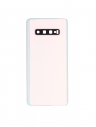 Samsung S10 Plus Back Glass With Camera Lens (Prism White)