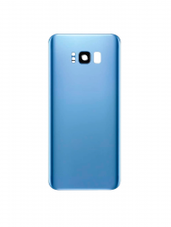 Samsung S8  Back Glass With Camera Lens (Coral Blue)