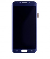 Samsung S6 Edge OLED Assembly Display With Frame (Black)