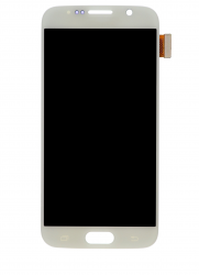 Samsung S6 OLED Assembly Display With Frame (White)