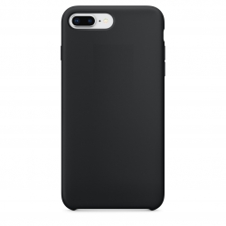 iPhone 6P / 6SP / 7P / 8P Silicone Case (Black)