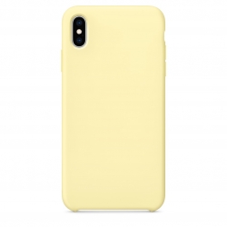 iPhone X/XS Silicone Case (Yellow)