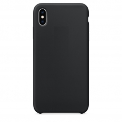 iPhone XS Max Silicone Case (Black)
