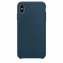 iPhone XS Max Silicone Case (Blue)