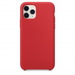 iPhone 11 Pro Silicone Case (Red)