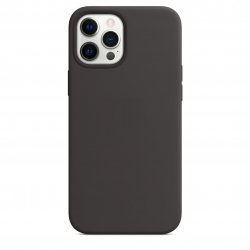 iPhone 12 Pro Max Silicone Case (Black)