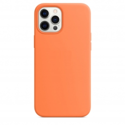 iPhone 12 Pro Max Silicone Case (Orange)