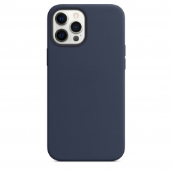 iPhone 12 Pro Max Silicone Case (Blue)