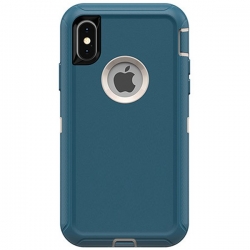 iPhone XS Max Heavy Duty Case (Blue)