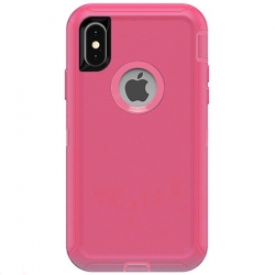 iPhone XS Max Heavy Duty Case (Pink)