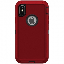 iPhone XS Max Heavy Duty Case (Red)