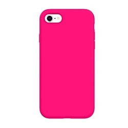 iPhone 6G / 6S / 7G / 8G / SE Silicone Case ( Hot Pink)