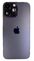 iPhone 14 Pro Max  Back Cover With FULL HOUSING (Deep Purple) (OEM PULL) (Grade A) 