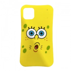 SPONGEBOB SQUAREPANTS SHOCKPROOF SILICONE PHONE CASE COVER FOR IPHONE 12 / 12 PRO