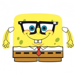 NICKELODEON SMART GLASSES SPONGEBOB EVA TV CASE COVER FOR IPAD 9.7