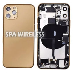iPhone 11 Pro Max Back Cover With FULL HOUSING (Gold)