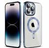 iPhone 15 Plus Soft TPU Case With Magnetic (Blue)