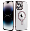 iPhone 15 Plus Soft TPU Case With Magnetic (Pink)